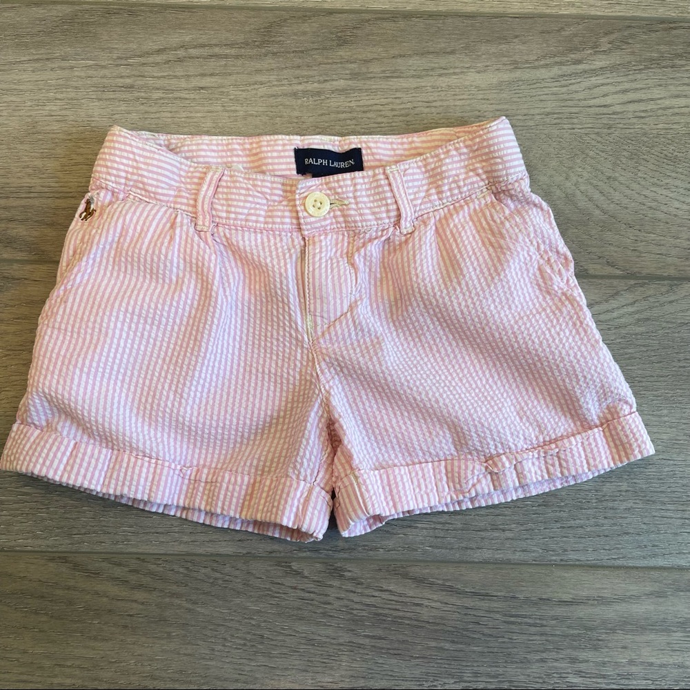 Ralph Lauren Girl’s Seersucker Shorts